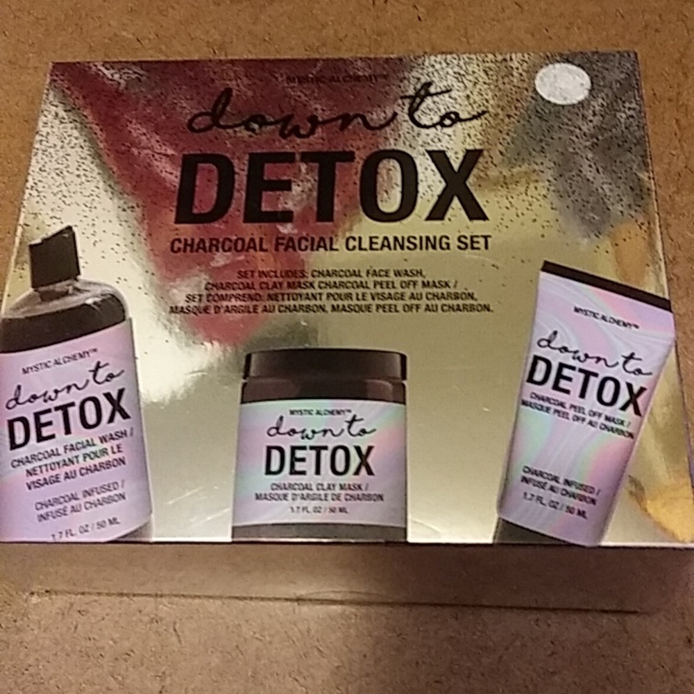 Charcoal detox facial
